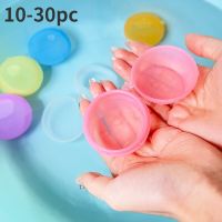 10-20-30pcs Reusable Water Fighting Balls Adults Kids Swimming Pool Silicone Water Playing Toys Pool Water Bomb Balloons Games Balloons