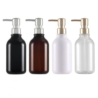 500ml Shower Dispenser Refill With Electroplating Lotion Pump Portable Shampoo Empty Pump Bottle