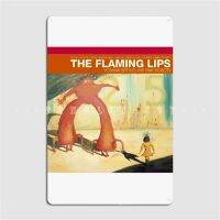 Flaming Lips Yoshimi Fairing The Pink Robot โปสเตอร์โลหะแผ่นโลหะติดผนังถ้ำครัวโปสเตอร์ Shots โล่ดีบุกพิมพ์ลาย