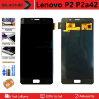 5.5นิ้วจอแอลซีดีต้นฉบับหน้าจอสำหรับ Lenovo P2 P2a42 /Vibe P2จอแสดงผล LCD ที่มีแผงสัมผัสหน้าจอ Digitizer สมัชชาแก้วอะไหล่