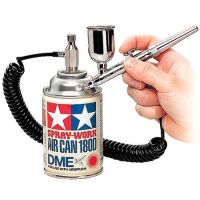 TAMIYA 74525 Spray-Work HG Single Action Airbrush Set (180D) แอร์บรัชทามิย่าแท้ แอร์บรัชจังหวะเดียวพร้อมลมกระป๋อง tool