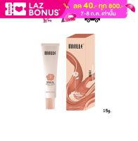 MILLE Snail Bright Primer SPF15 PA+ 15g. ( มีสองขนาด ) มิลเล่ สเนล ไบรท์ ไพรเมอร์เมือกหอยทาก อำพรางรูขุมขน ไพร์เมอร์คอลลาเจน