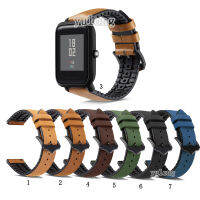 สายซิลิโคนหนังแท้ 20 มม. สำหรับ Huami Amazfit Bip / Bip Lite / Bip S / Bip S Lite / Bip U Series Smart Watch Strap