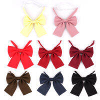 สุภาพสตรีขนาดใหญ่ Bowtie Oversize Bow Tie สำหรับผู้หญิงชุดคอผีเสื้อ Bow Knot ผู้ใหญ่ Bow Ties Cravats สาว Bowties สีแดง-RU DAO TRADE