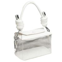 Transparent Bag Ladies Handbag Shoulder Bag Square Casual Ladies Transparent Messenger Bag Small Handbag