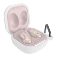 เคสป้องกันซิลิโคน Samsung Galaxy Buds แบบมีชีวิต/Pro หูฟังบลูทูธพร้อมตะขอ (มีในสต็อก)