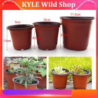 KYLE Wild Shop 50pcs Plastic Nursery Pot Planter Pots Containers Plant Flower Starting Planting Tray Grow Box for Home Garden Supplies