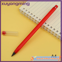 Xuyongming ดินสอไร้หมึกใหม่เขียนไม่จำกัดเขียนไม่มีหมึก HB ปากการ่างชุดเครื่องมือระบายสีของขวัญสำหรับใช้ในออฟฟิซโรงเรียนสำหรับเครื่องเขียนเด็ก