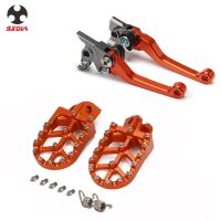 〖Maximus metals〗รถจักรยานยนต์เท้าตอก Footrests Footpegs เบรคคลัทช์ก้านชุดสำหรับ KTM EXC EXCF SX SXS SXF XCW XCFW 250 300 400 450 500 530