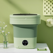 Máy Giặt Mini Tự Động, Máy Giặt Gấp Gọn Khử Khuẩn Bằng Ánh Sáng Xanh Giặt