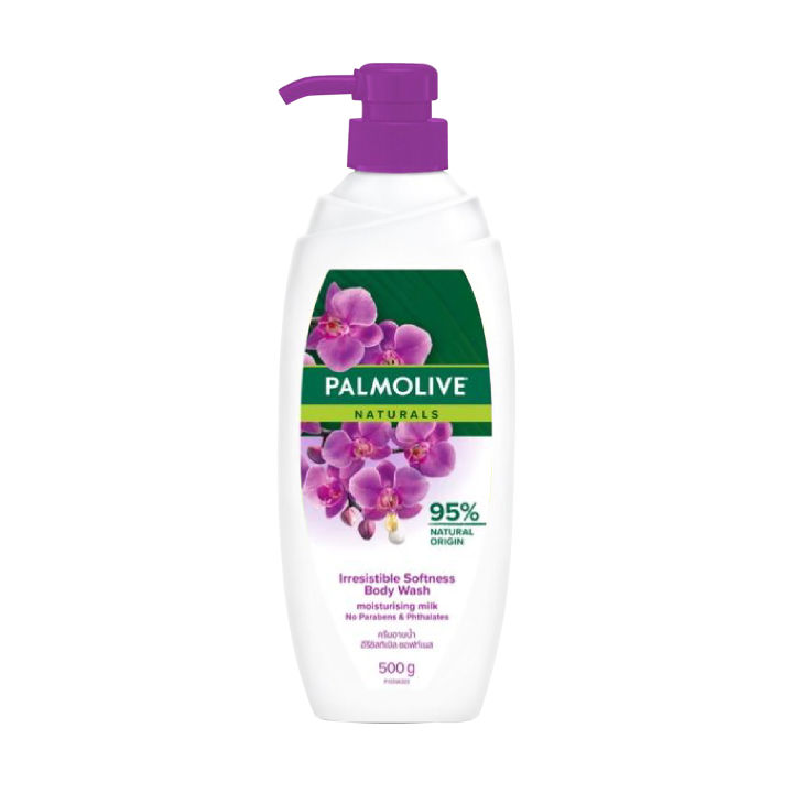 palmolive-ครีมอาบน้ำ-ปาล์มโอลีฟ-เนเชอรัล-500-กรัม-ทำความสะอาดผิว-อย่างอ่อนโยนและเติมความชุ่มชื้นแก่ผิว