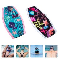 2Pcs Diving Mask Strap Covers Decorative Printing Swim Mask Strap Covers Snorkeling Cover Hair Care Straps Neoprene Strap Covers