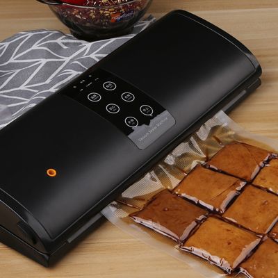 Automatic Vacuum Food Sealer Adjustable Temperature Vacuum Packing Machine For Food Storage Including 5pcs Free Household Bags
