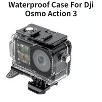 ซองกันน้ำสำหรับ Dji Osmo Action 3เคสห่อหุ้มดำน้ำใต้น้ำลึก40ม. สำหรับ DJI Action 3อุปกรณ์ตกแต่งใต้น้ำลึก