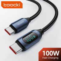 Toocki 100W USB To TypeC และ TypeC To TypeC สายชาร์จข้อมูลอย่างรวดเร็วสำหรับ VIVO Xiaomi Samsung และอุปกรณ์อื่นๆสำหรับการชาร์จอย่างรวดเร็ว