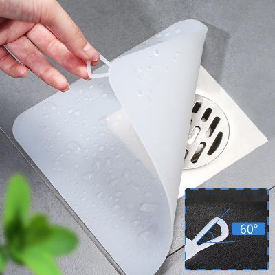 ๑✘☼ Floor drain deodorizer toilet odor and insect proof cover kitchen sealed silicone sewer deodorizer-1 piece