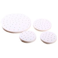 MUJI Steamer Paper Household Disposable Drawer Paper Food Grade Silicone Oil Non-stick High Temperature Resistance Steamed Buns Steamed Buns Commercial Mat Paper