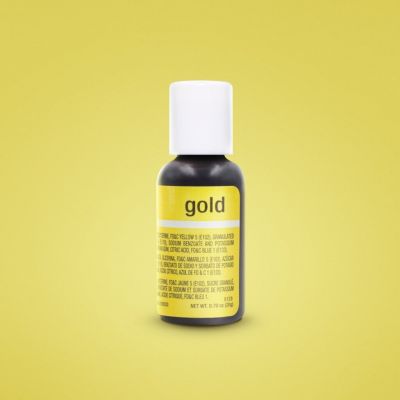 สีเจล สีทอง / Chefmaster Gold Liqua-Gel Food Coloring 20ml (5123) /0.7 oz