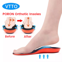 VTTO 1คู่ Premium Feet Insoles Orthotic Arch Support แทรก Orthopedic รองเท้า Soles สำหรับส้นสูง Plantar Fasciitis ผู้ชายผู้หญิง