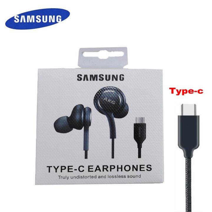 ♞๑ Samsung Earphones EO IG955 AKG Headset Inear Type C With Mic Wired