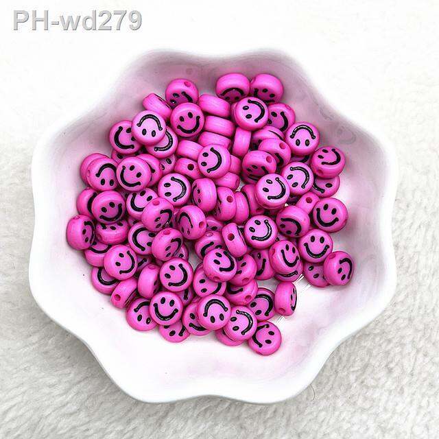 cc-new-100-400pcs-7x4mm-oval-smiling-face-loose-spacer-beads-for-jewelry-making-accessories