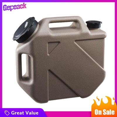 Gepeack เหยือกที่เก็บน้ำสำหรับการท่องเที่ยวเดินป่า10L/2.64แกลลอนถังน้ำ