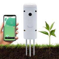 Wireless Soil Plant Moisture Meter อุณหภูมิความชื้น Tester Plant Monitor IP67เครื่องตรวจจับกันน้ำสำหรับปลูกสวน ~