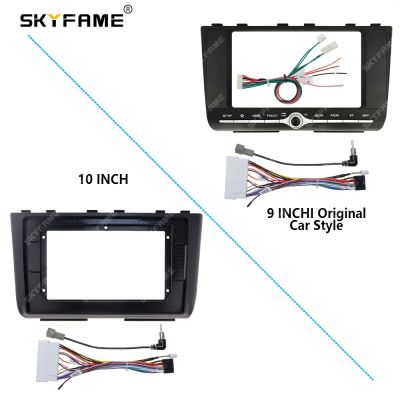 SKYFAME Car Fascia Frame Adapter Canbus Box Decoder For Hyundai IX25 Creta 2020 Android Radio Dash Fitting Panel Kit