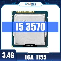 ใช้ CPU Intel Xeon ของแท้ I5 3570โปรเซสเซอร์ Quad Core L3 3.4Ghz = 6ม. 77W เต้ารับแอลจีเอ1155 I5-3570ซีพียูตั้งโต๊ะ CPU Gubeng