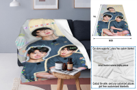 2023 newxzx blanket- IN STOCK bts2023 JUNG-KOOK Flannel Ultra-Soft Micro Fleece Blanket for Bed Couch Sofa Air Conditioning Multiple styles （40x60inch/50×60inch/60×80inch）02