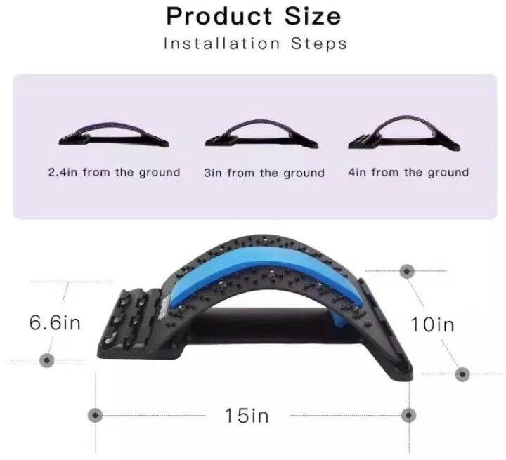 การลากเอว-lumbar-traction-ปรับได้-4-เกียร์-อุปกรณ์ดึงกระดูกสันหลัง-ที่พยุงหลัง-แผ่นนวดหลัง-สายลัดกันปวดหลัง-แผ่นนวดดัดหลัง