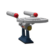 Gobricks Moc Space Wars รัฐธรรมนูญ Class U.s. NCC-1701ขององค์กรจาก Space Trek Movie Model Building Block Toys Kids Gift