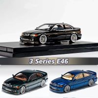 YM ชุดของเล่นคาร์รอสสีเขียวแบบอังกฤษ E46ชุด3 B3สำหรับสะสมโมเดลรถยนต์ไดโอรามาของเล่นขนาดเล็ก