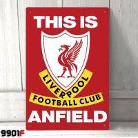 นี่คือAnfield LiverpoollสโมสรฟุตบอลLfcโลหะป้ายดีบุกผนังDcor House Decoเหมาะสำหรับโปสเตอร์ของขวัญ