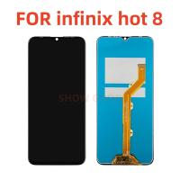 ต้นฉบับ6.52 "สำหรับ Infinix 8 X650C ชิ้นส่วนจอสัมผัสแอลซีดีของเครื่องแปลงดิจิทัล X650B X650อะไหล่ LCD 8 Lite ขายดี