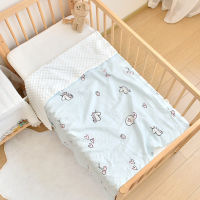 Summer Thin Cotton Baby Blanket Cartoon Print Blanket Peas Velvet Baby Quilt (70*100)