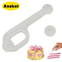 ANAEAT 1 ชิ้น 3 ล้อ Fondant เค้ก Roller การสร้างแบบจำลอง Embosser เครื่องตัดพลาสติกเค้กมีดตกแต่งเครื่องตัด Fondant หัตถกรรมน้ำตาล-WIOJ SHOP