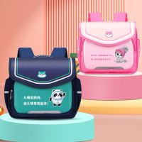 The new horizontal version of the load-reducing spine protection childrens schoolbag cute cartoon boys and girls kindergarten backpack wholesale printing LOGO bag