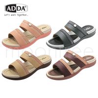 ?ADDA 62M08 รองเท้าแตะลำลอง รองเท้าผู้หญิง ทรง ใส่สบาย พื้นนุ่ม ไม่ลื่น ไซส์ 4-7 สี ดำ ครีม น้ำตาล ชมพู