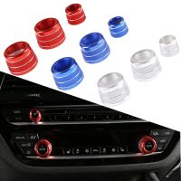 wenminr Air Conditioner Climate Control Button Trim Ring Radio Volume Tune Knob Cover For BMW 5 6 7 Series GT G30 G32 G12 X3 X4 G01 G02