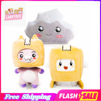 Lankybox BOXY Foxy Rocky Plushie Plush Doll Stuffed Toys for Boys Girls Kids Birthday Gift