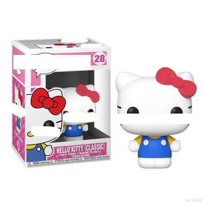 FUNKO POP Sanrio Hello Kitty Action Figure Classic Model Dolls Toys For Kids Gifts Collections Car Ornament