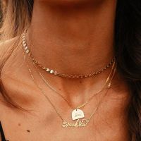 New Personalized Simple Reputation Singer Taylor Signature Necklace Music Lover Gift Inspiration Fans Gift Wholesale Jewelry