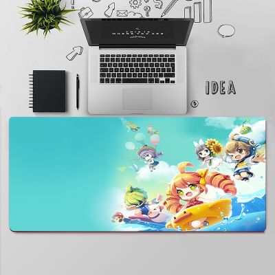 Maplestory Gaming Large Mouse Pad PC Computer Gamer Big Mousepad Keyboard Mat (20cm X 25cm 30cm X 60cm 40cm X 70cm 40cm X 80cm 40cm X 90cm) Non-Slip Wear-resistant Mats