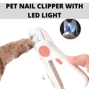 Illuminated Pet Nail Clipper, 5X Magnification Dog Nail Scissor Pet  Grooming Tri | eBay