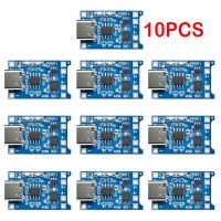 10Pcs 5V TYPE-C Micro USB 18650 TP4056 TC4056A BMS แบตเตอรี่ลิเธียมชาร์จบอร์ดโมดูลชาร์จพร้อมฟังก์ชั่นการป้องกันแบบคู่