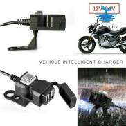 USB kép cho xe mô tô ổ cắm sạc điện điện thoại chống nước sạc 12V
