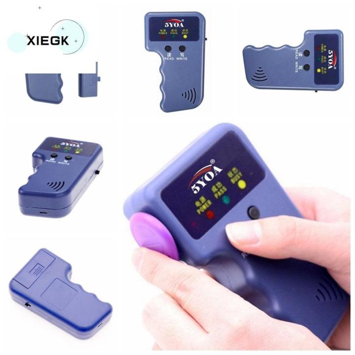 xiegk-เขียนใหม่ได้-เครื่องทำสำเนา-rfid-125khz-เครื่องอ่านโปรแกรมเมอร์-ตัวบ่งชี้เสียงกริ่ง-เครื่องถ่ายเอกสาร-em4100-ป้ายเขียนใหม่-em4305-การ์ดรีดเดอร์-t5577-id-keyfobs