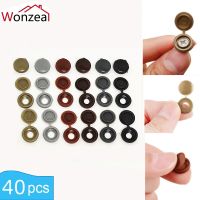 40Pcs Screw Cap ABS Plastic Fold Snap Protective Car Decorative Nails Cover Fixing Self Tapping Hardware Furniture Fittings Fasteners