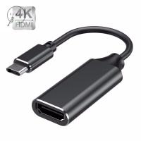 ZIAAN อะแดปเตอร์4K Type C อุปกรณ์คอมพิวเตอร์หัวแปลงสัญญาณ HDMI ตัวแปลง USB C เป็นหัวแปลงสัญญาณ HDMI Type C ถึง HDMI-เข้ากันได้สายอะแดปเตอร์ USB-C กับตัวแปลง HDMI